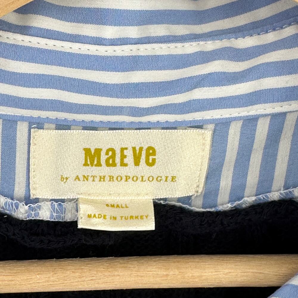 Anthropologie Black Cable Knit Sweater - Picture 5 of 7